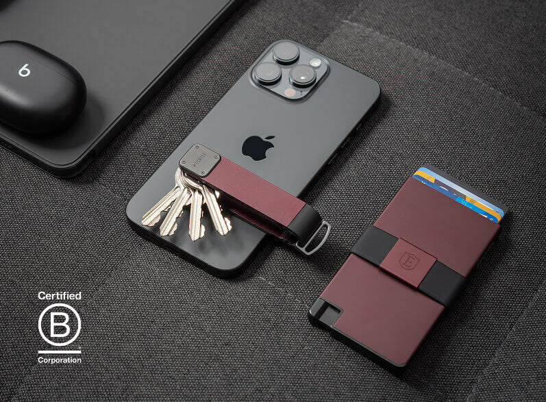 B Corp smart wallet and key case