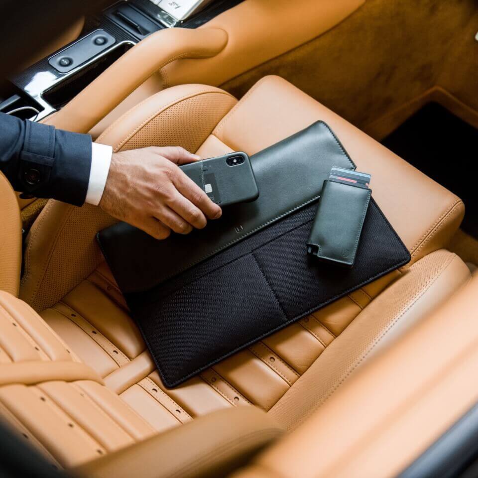 Ekster Laptop Sleeve with matching smart wallet