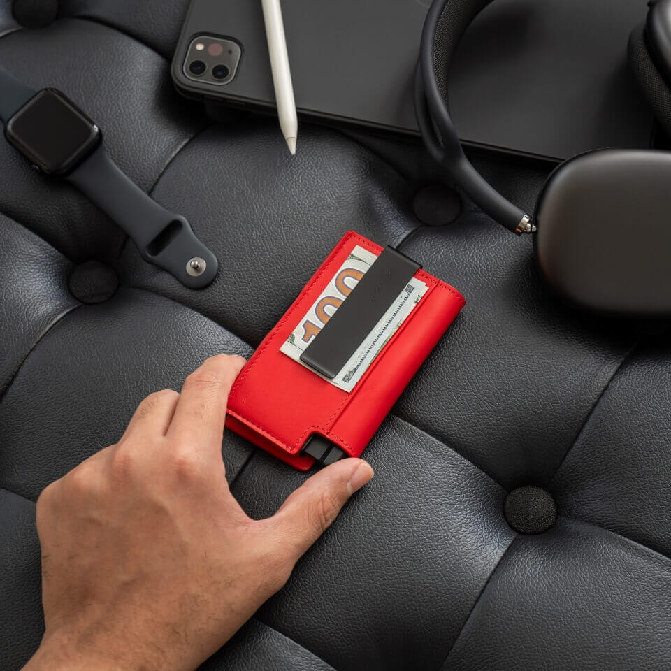 Ekster Wallet Pro with cash clip add-on