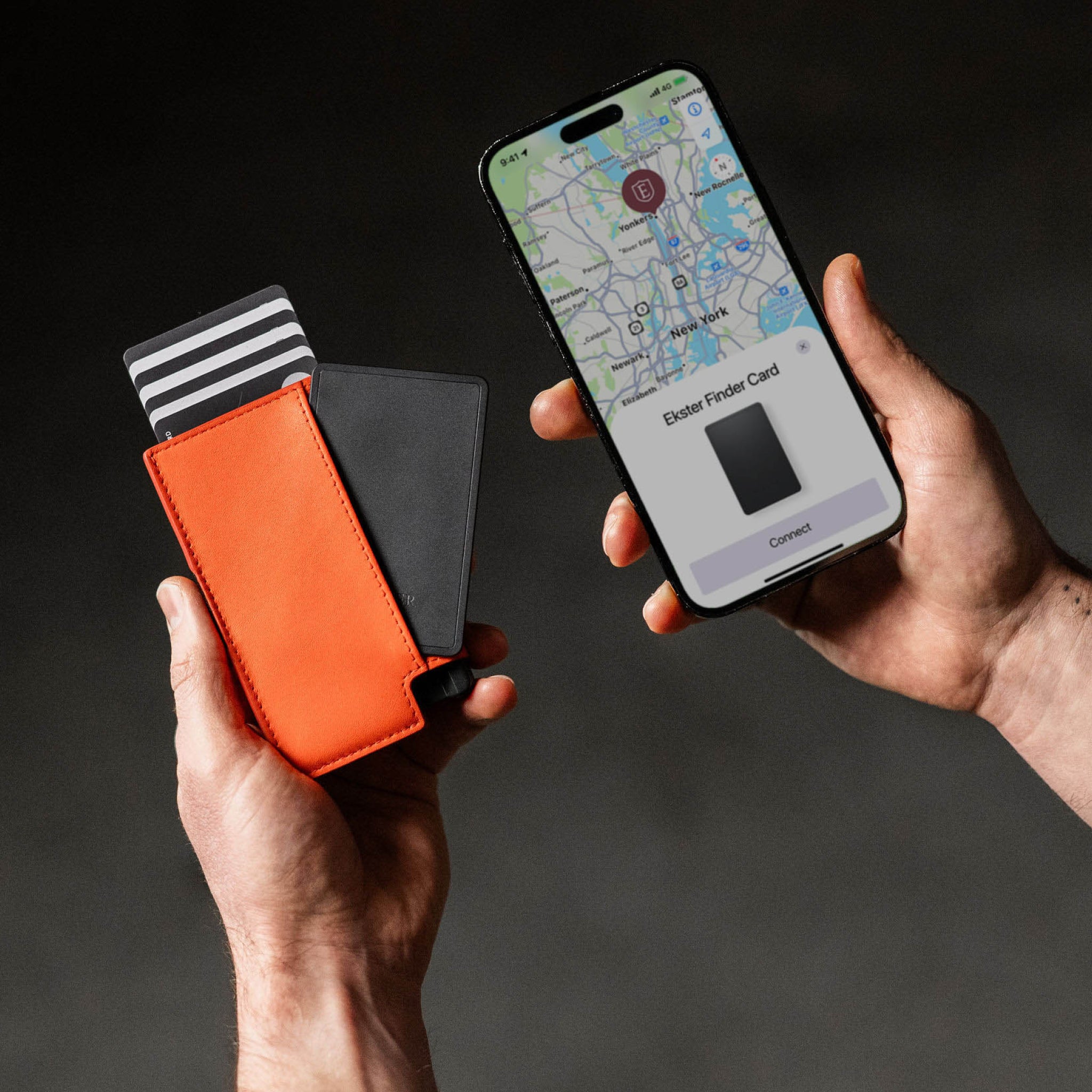 Tangerine Wallet Pro with Finder Card