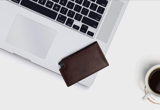 brown leather wallet