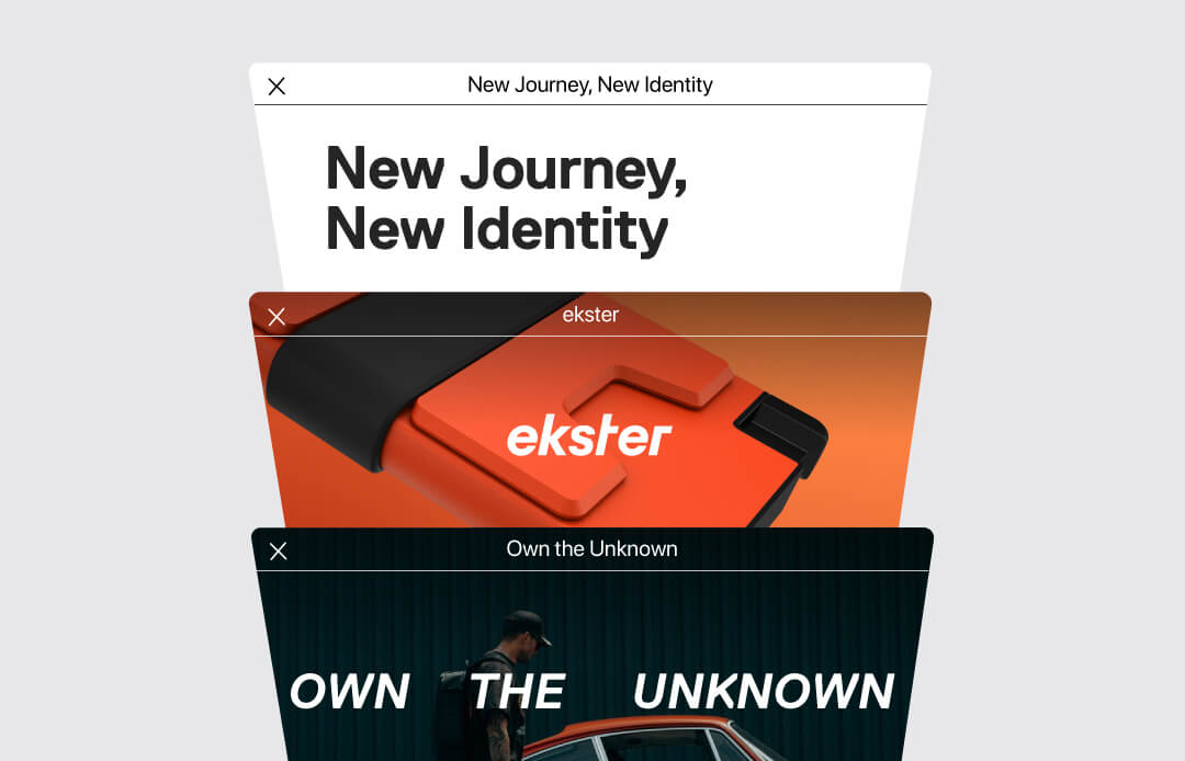 Ekster rebrand