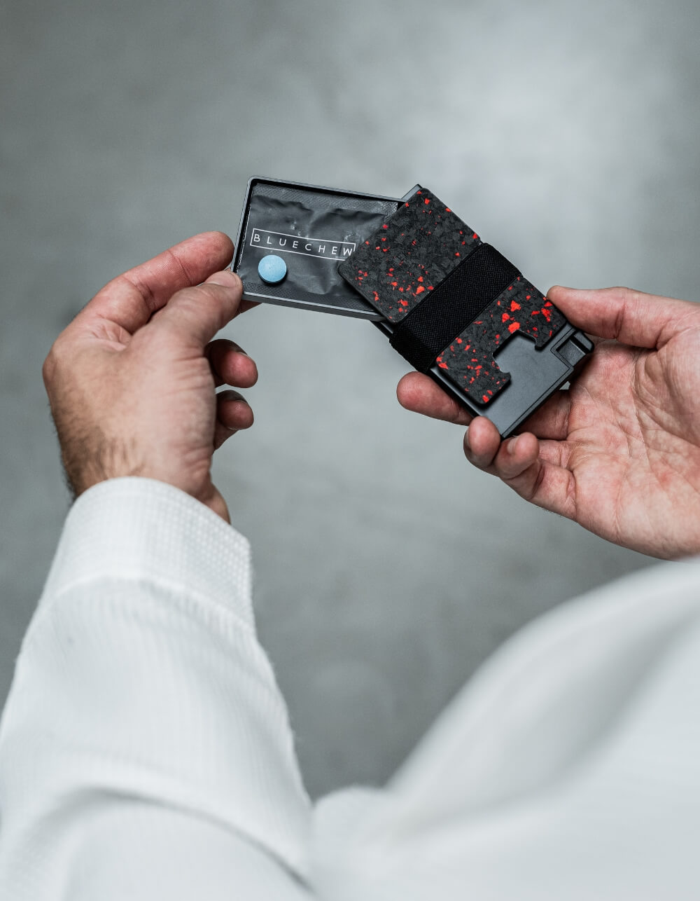 Flagrant BlueChew holder for wallet