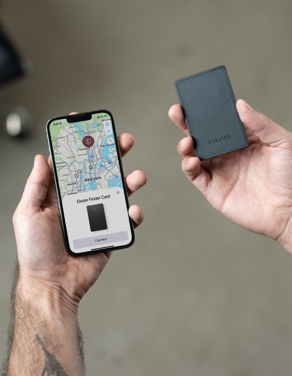 Item tracker to find missing wallet