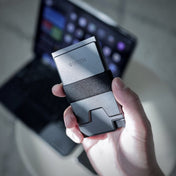 Graphite Aluminum Cardholder