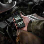 Army Green Aluminum Cardholder