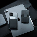 Brushed Black Aluminum Cardholder