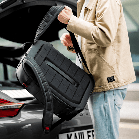 Black GRID backpack