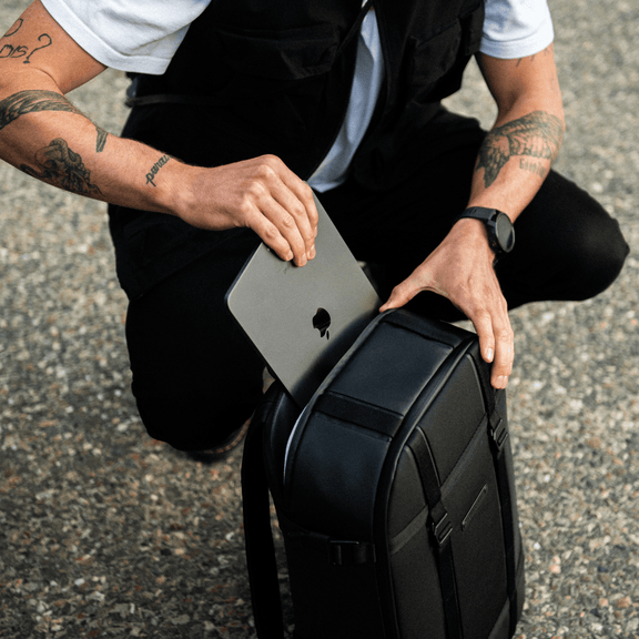 Black GRID backpack