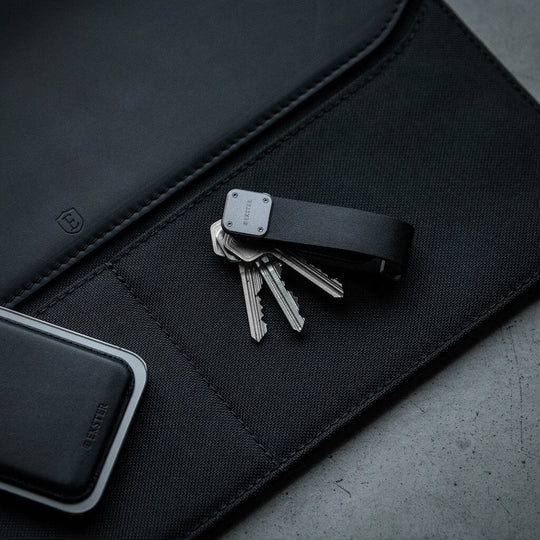 RFID blocking aluminum cardholder and Key Holder with Key Tracker