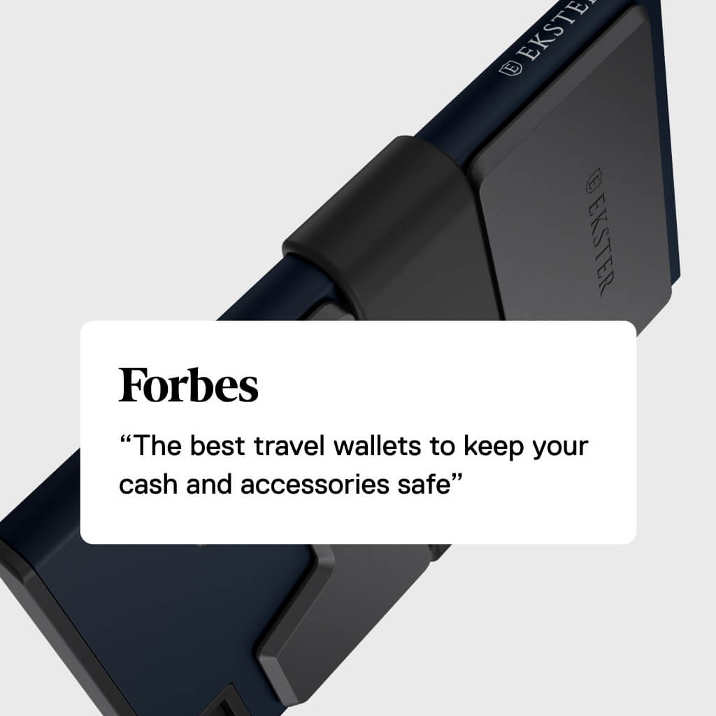 ekster card sleeve Ekster Cardholder Pro - Pine | Smart Metal Slim Card Holder Wallet for Men | Mens Trackable RFID Pop Up Wallet