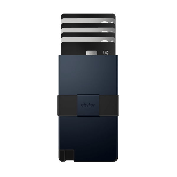 metal credit card sleeve Ekster Cardholder Pro - Pine | Smart Metal Slim Card Holder Wallet for Men | Mens Trackable RFID Pop Up Wallet
