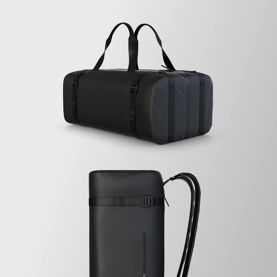 Modular 2-in-1 backpack and duffel bag