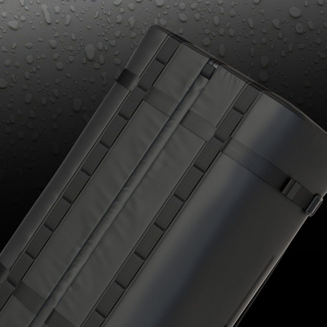 Weatherproof water-resistant duffel bag