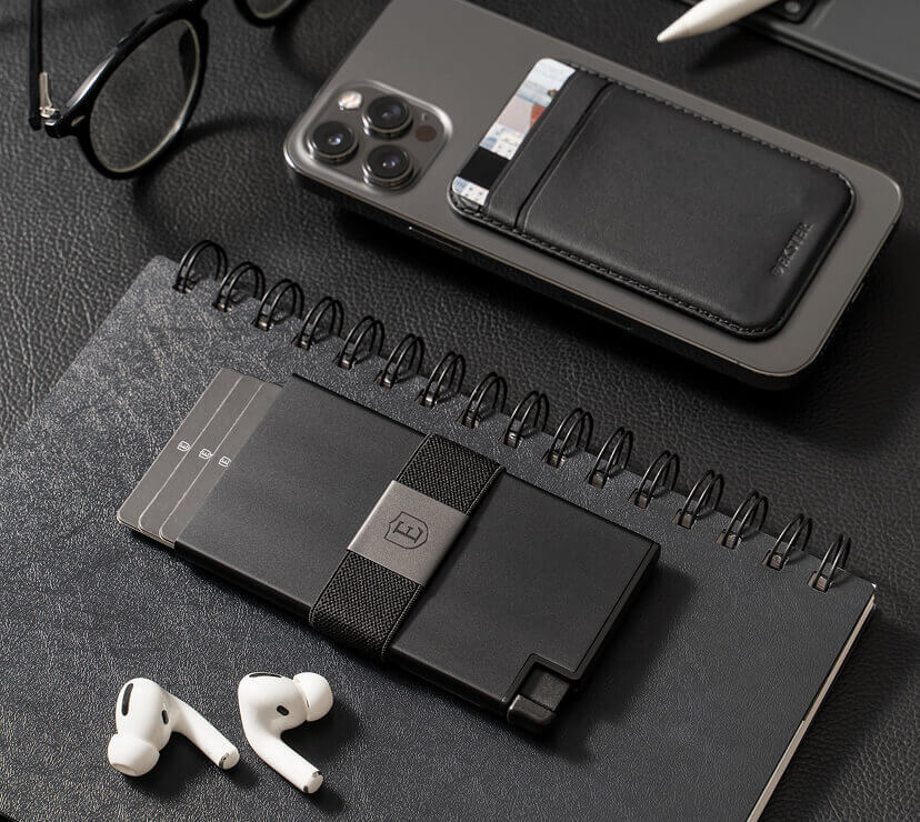 Pop-up card holder wallet for men