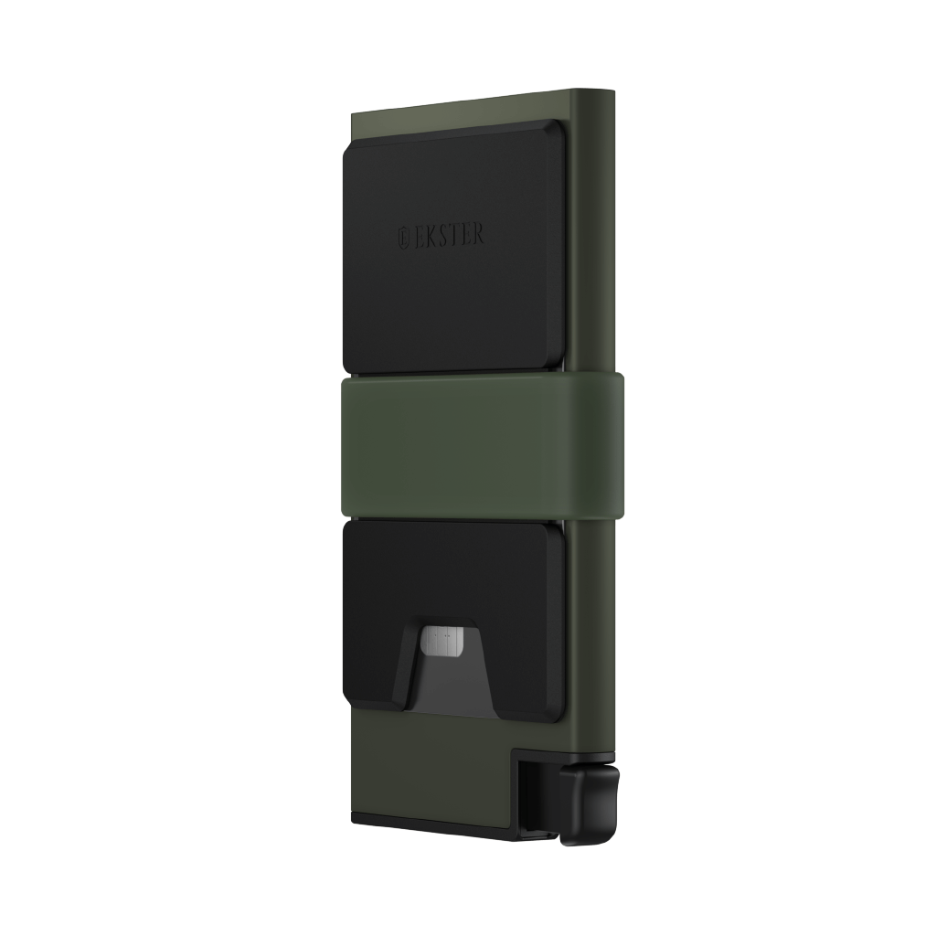 Army Green Aluminum Cardholder