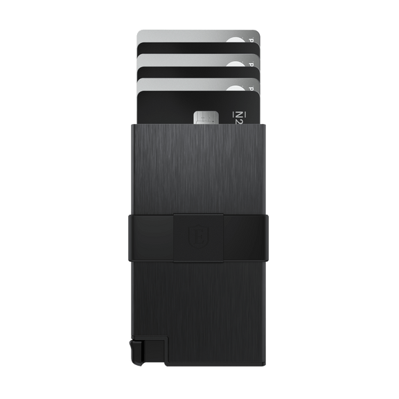 Brushed Black | Aluminum Cardholder