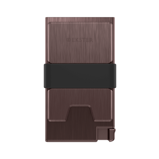 Brushed Copper Aluminum Cardholder