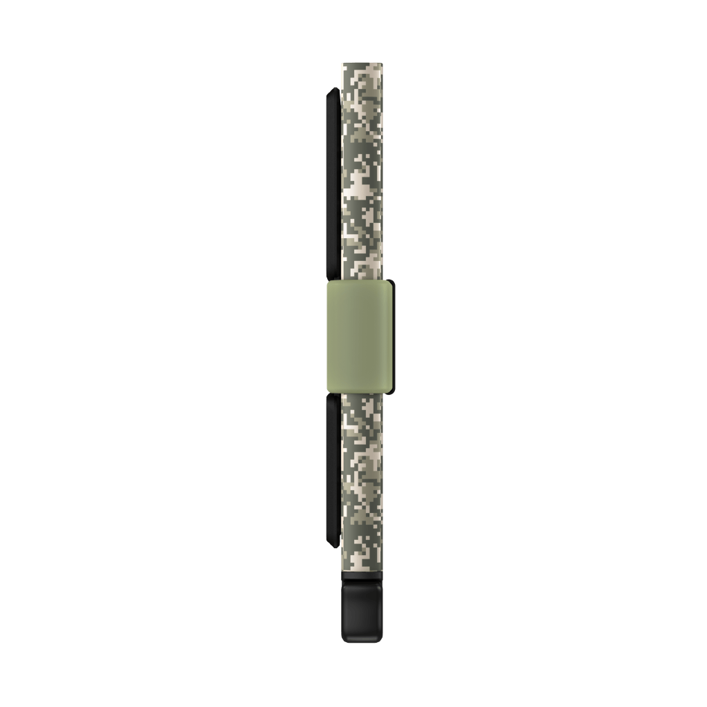 Digital Green Aluminum Cardholder