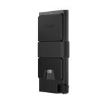 Brushed Black Aluminum Cardholder