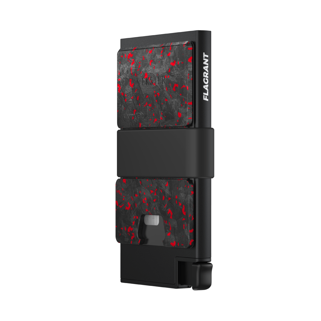 ★TOUT Y EST★ Stephano Flat Card Wallet RXACX24119BKX Flagrant x Ekster Wallet | Andrew Schultz Collab | Ekster®