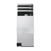 Metallic Silver Aluminum Cardholder