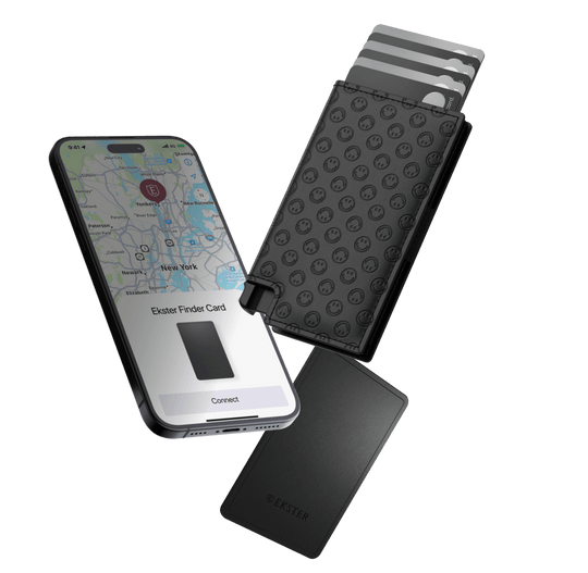 Smiley Wallet + Finder Card