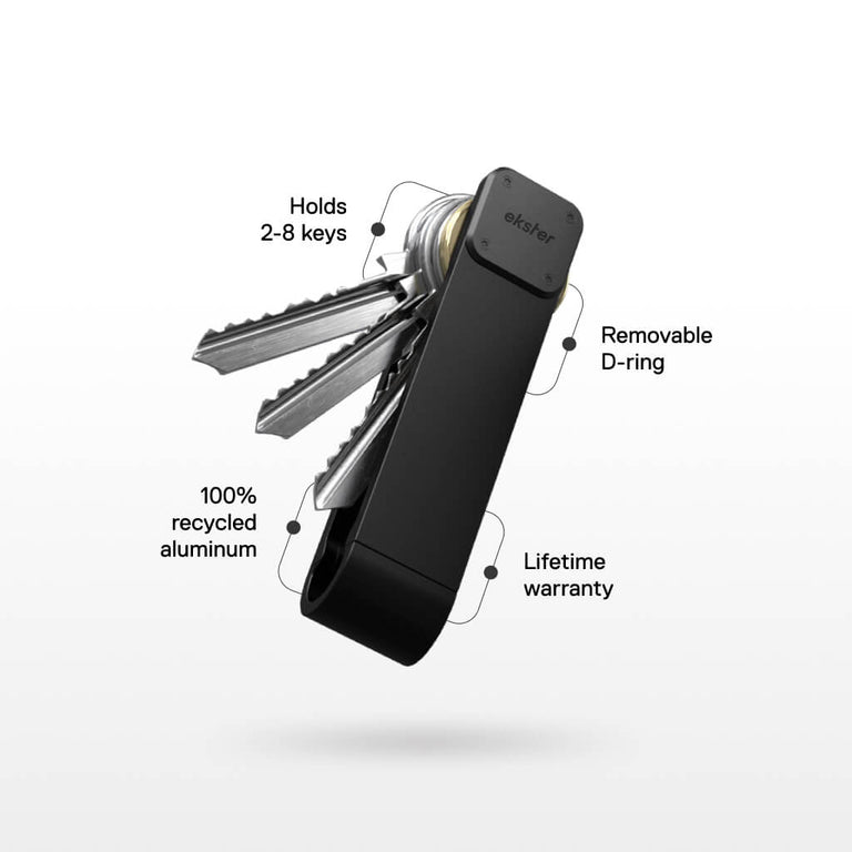 Key Case | Slim Key Cases Space-grade Aluminum & Leather | Ekster®