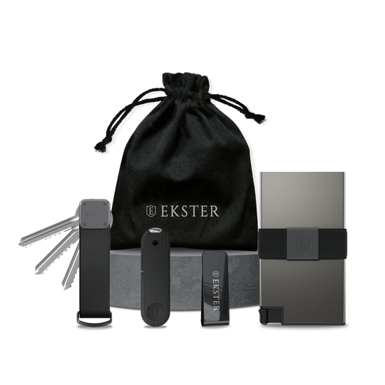 Ekster® products showcased - Keycase_M_Bundle_AluminumGraphite