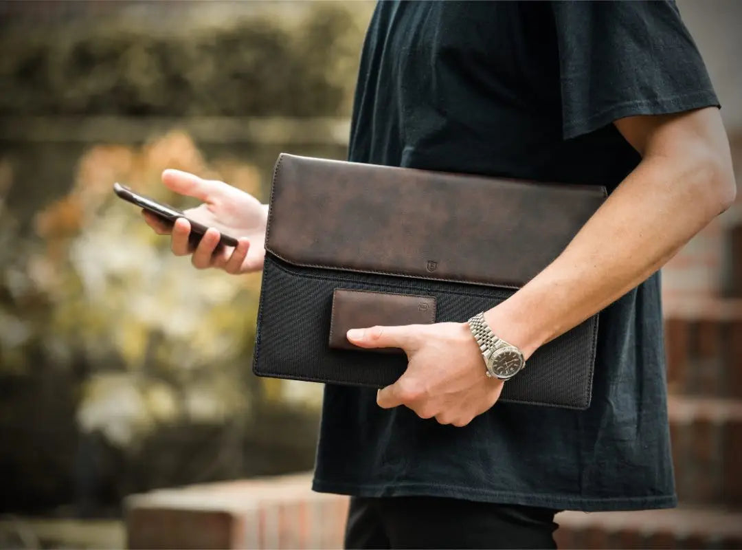 Ekster leather laptop sleeve