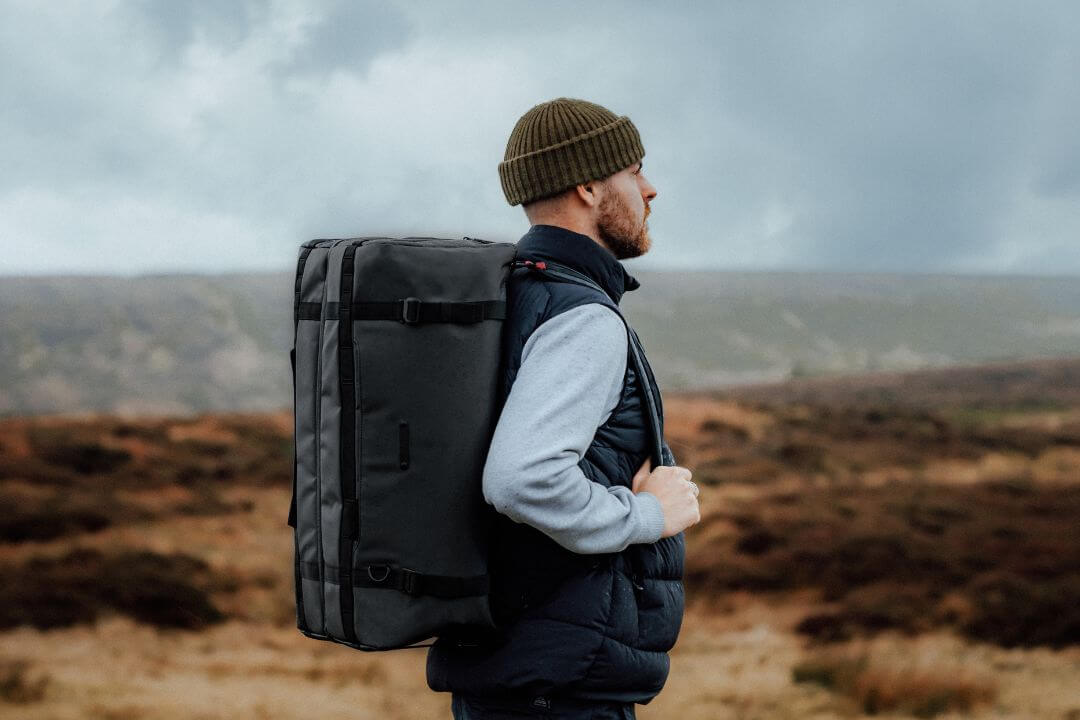 Tom Kahler with GRID Duffel Backpack