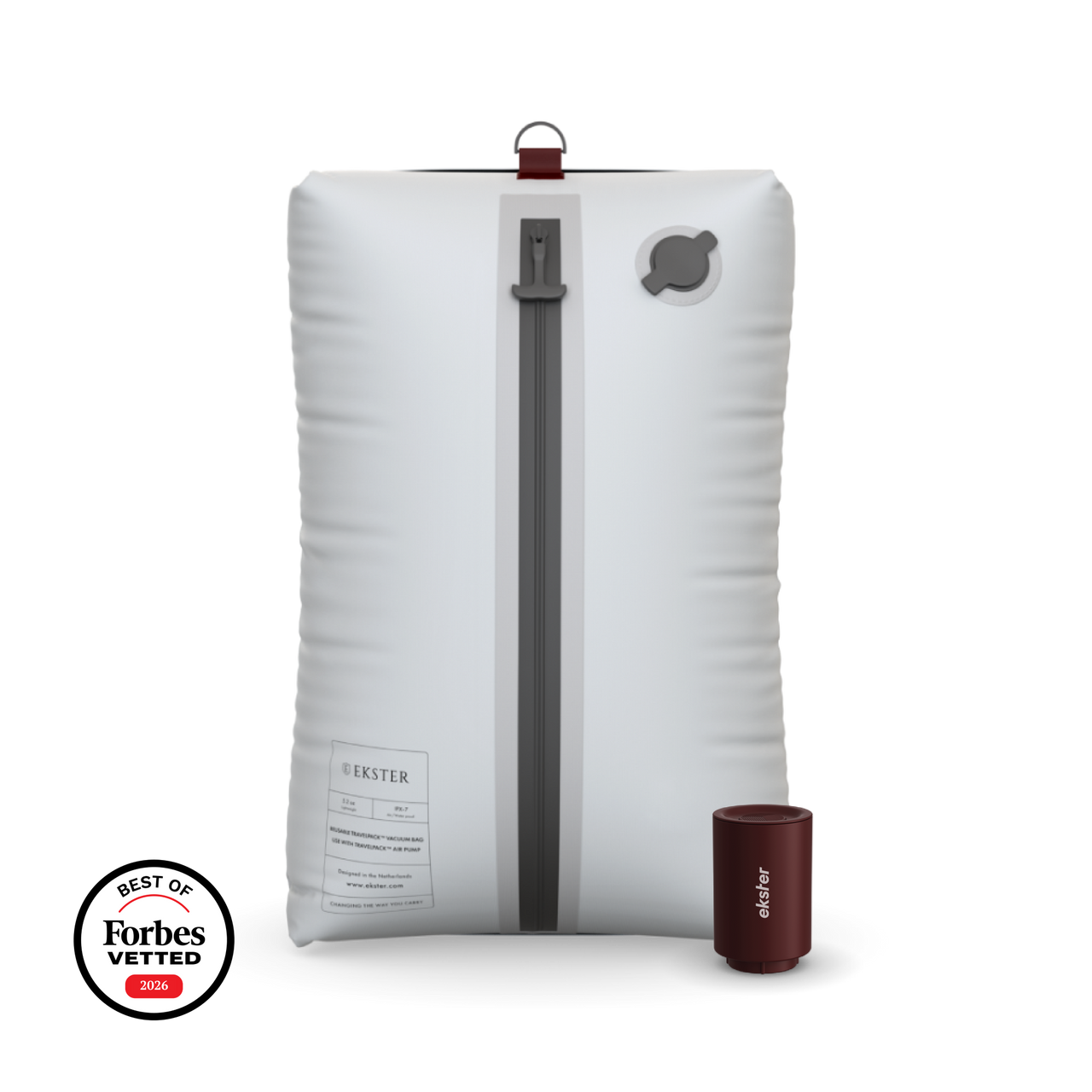 vacuum dress bags Ekster TravelPack Vacuum Bag by Luggage Pros