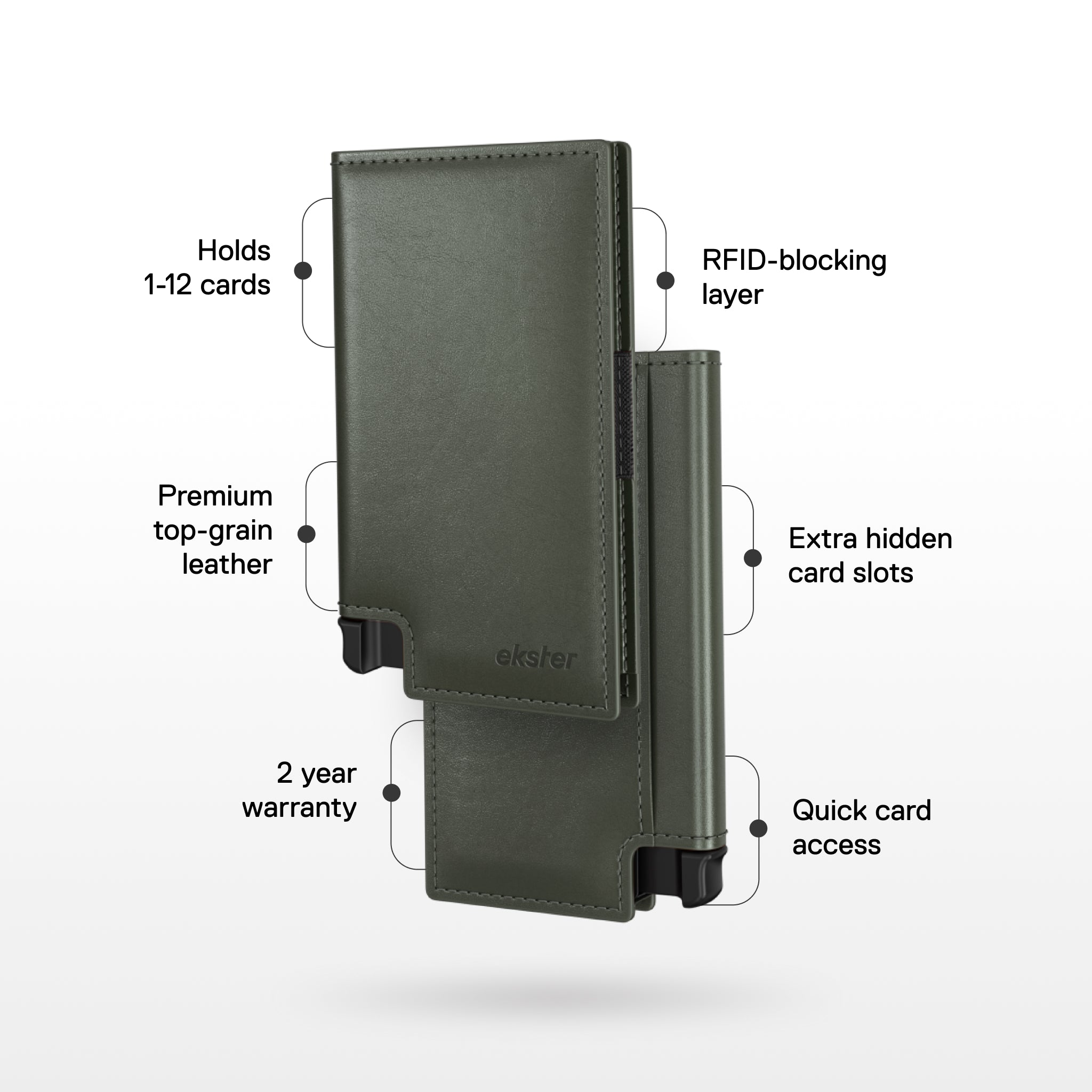 ekster card sleeve Cardholder Pro wallet review - a new style wallet for all you really need to carry powered This is the first smart wallet with solar Ekster Aluminum Cardholder Space Grey