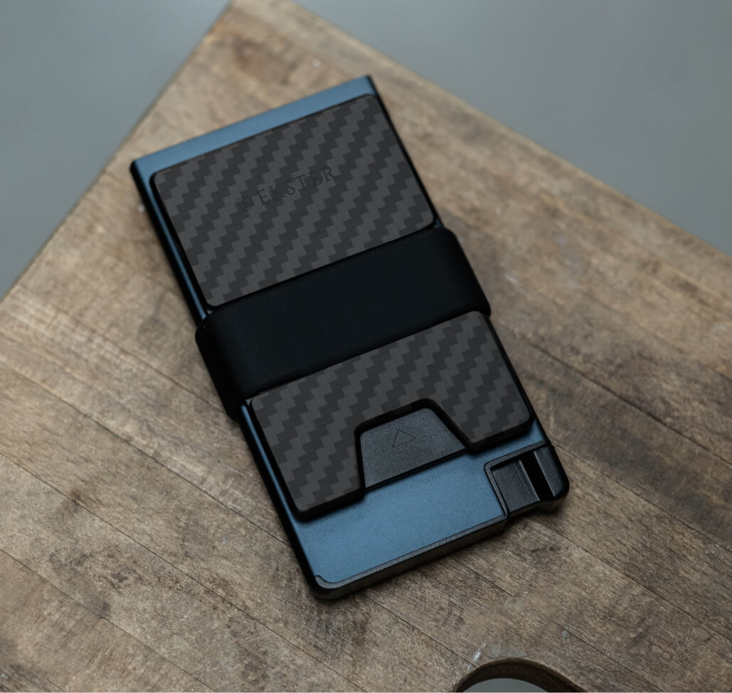 Carbon fiber backplate for Ekster cardholder