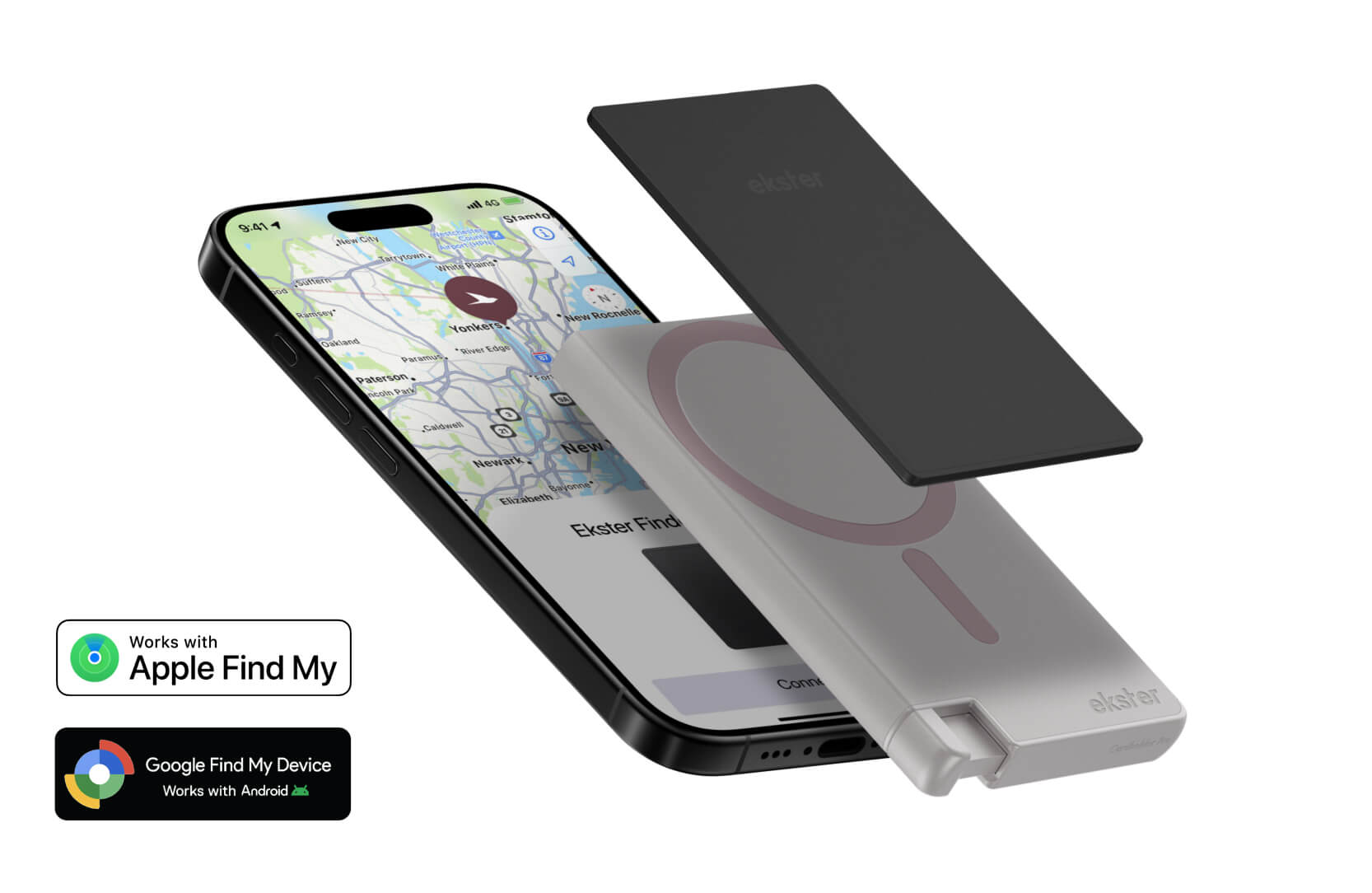 Magnetic tracker with MagSafe wallet