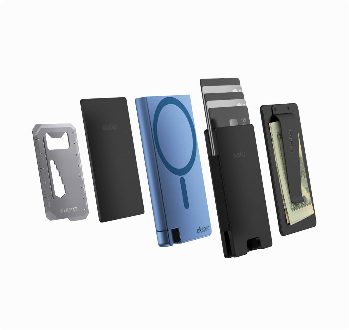 Ekster Mega MagSafe Bundle with cardholder and add-ons