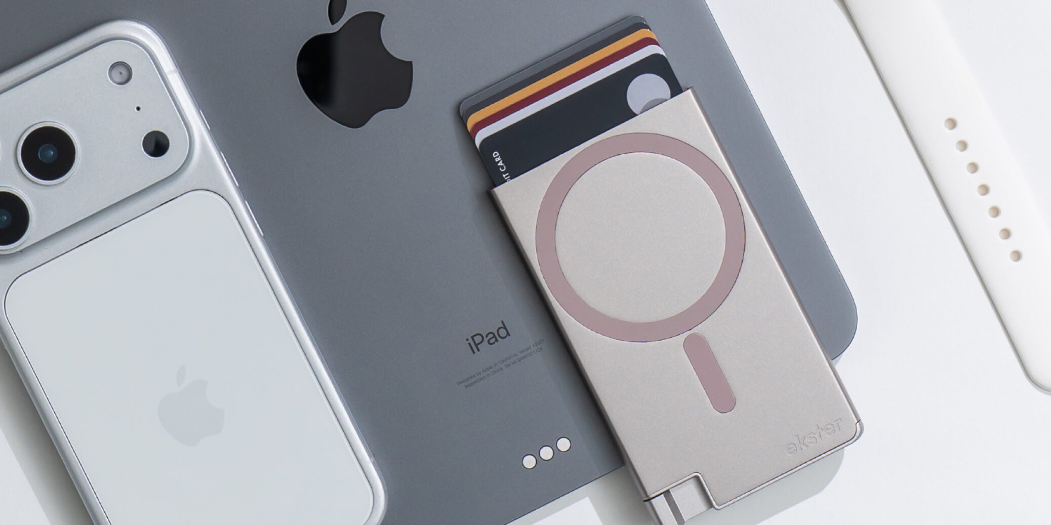 Ekster Cardholder Pro for MagSafe Chrome