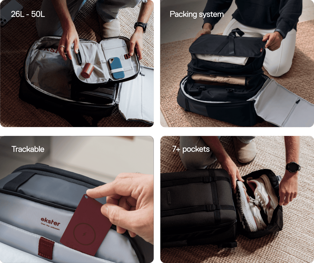 carry-on backpack with expansion