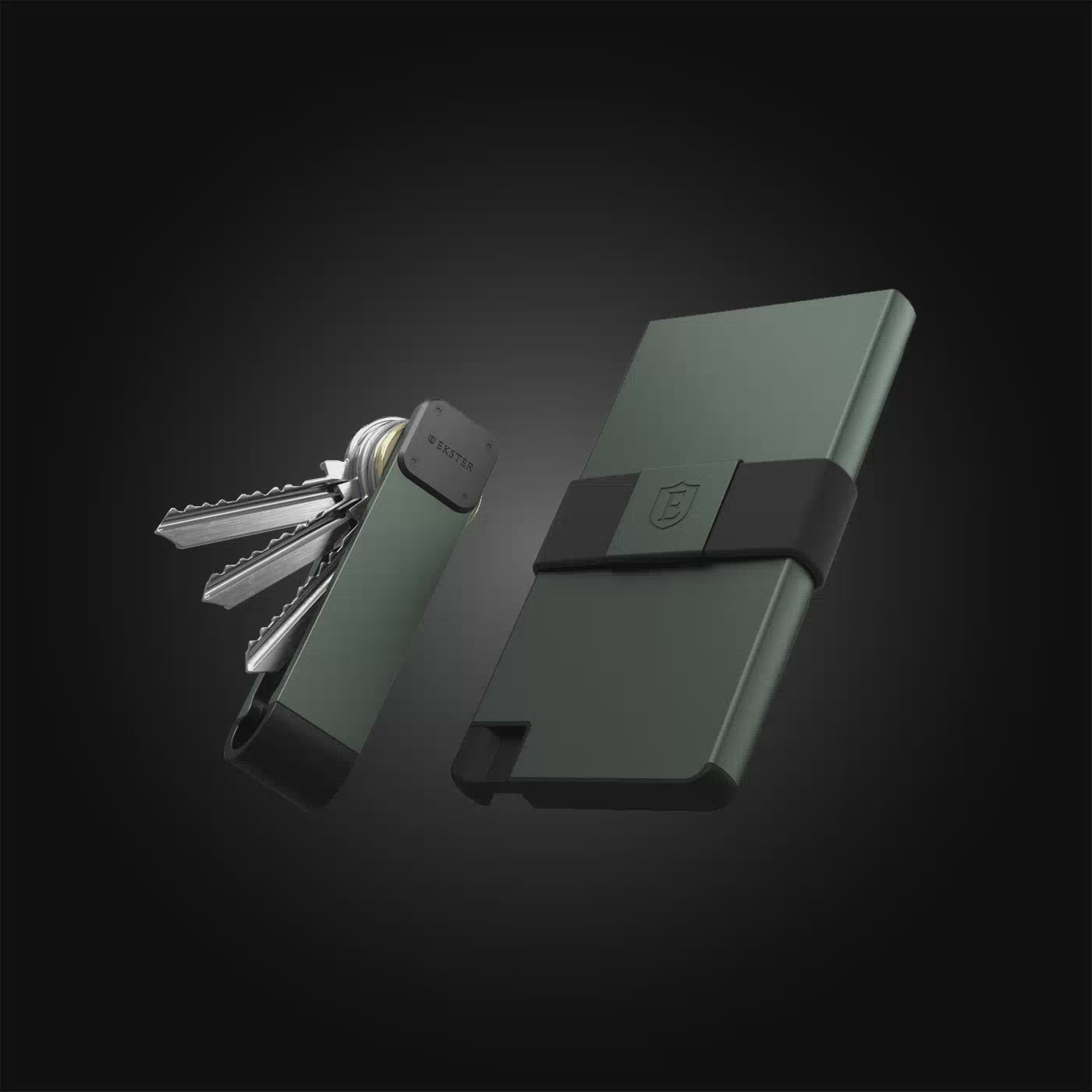 Key Case Bundle | Slim Case Space-grade Aluminum & Leather | Ekster®