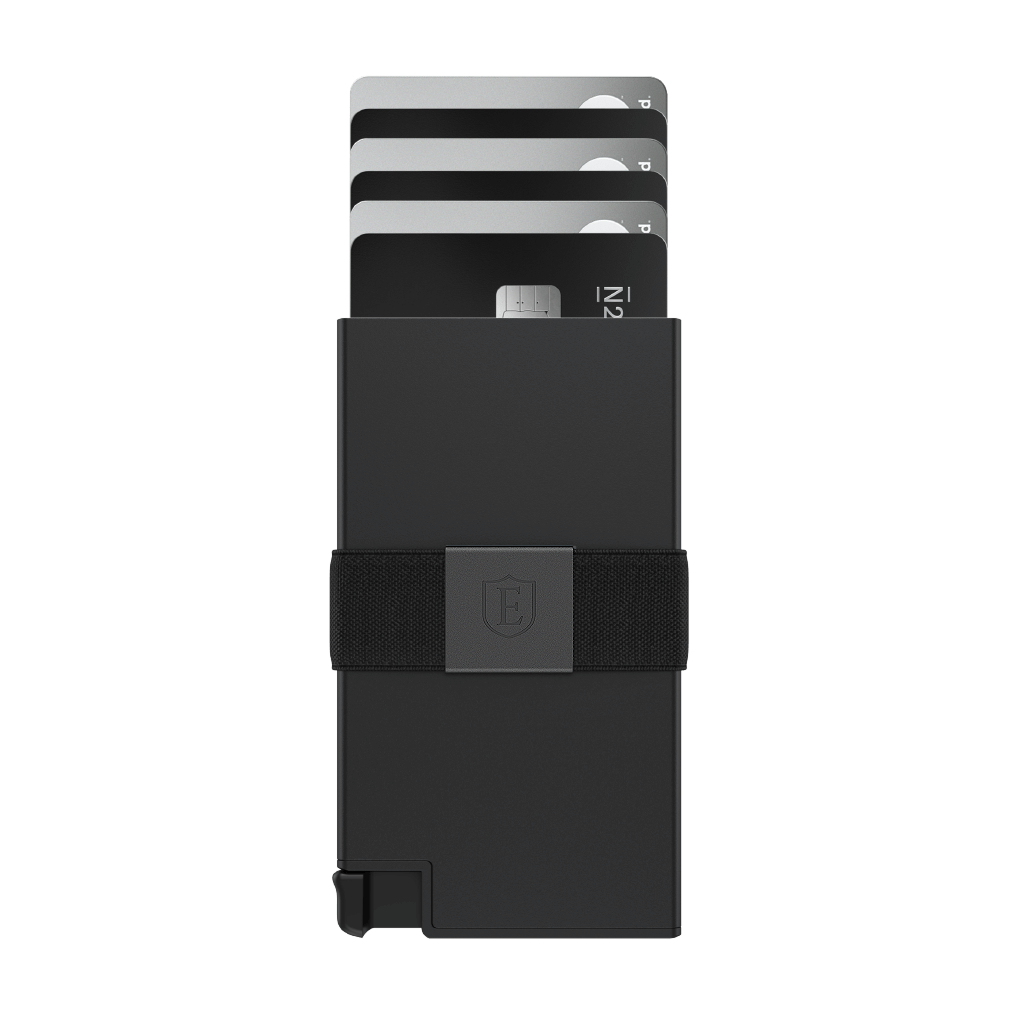 Aluminum credit top card case